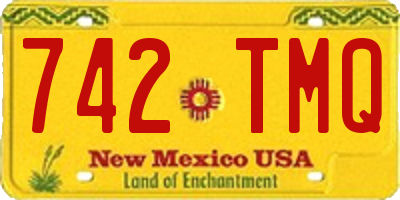 NM license plate 742TMQ