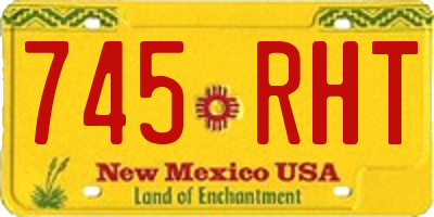 NM license plate 745RHT