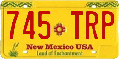 NM license plate 745TRP