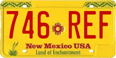 NM license plate 746REF
