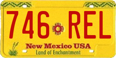 NM license plate 746REL