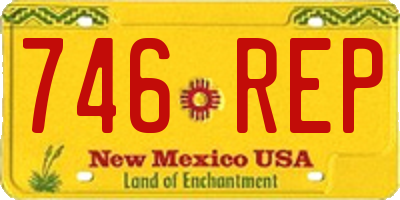 NM license plate 746REP