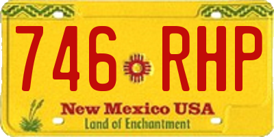 NM license plate 746RHP