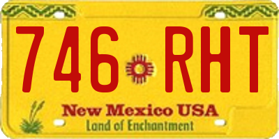 NM license plate 746RHT