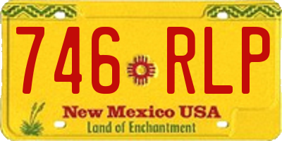 NM license plate 746RLP