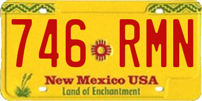 NM license plate 746RMN