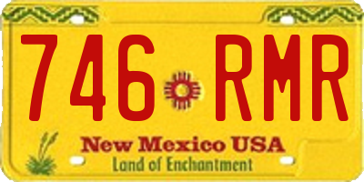 NM license plate 746RMR
