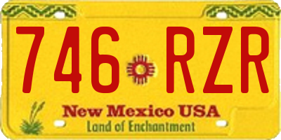 NM license plate 746RZR