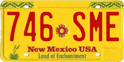 NM license plate 746SME