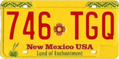 NM license plate 746TGQ
