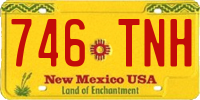 NM license plate 746TNH