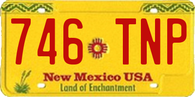 NM license plate 746TNP