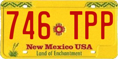 NM license plate 746TPP