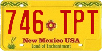 NM license plate 746TPT