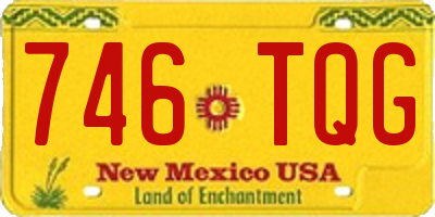 NM license plate 746TQG