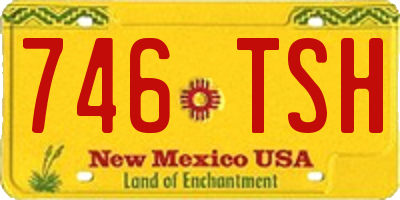 NM license plate 746TSH