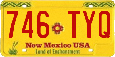 NM license plate 746TYQ