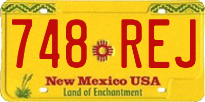 NM license plate 748REJ