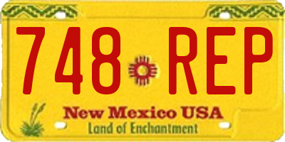 NM license plate 748REP