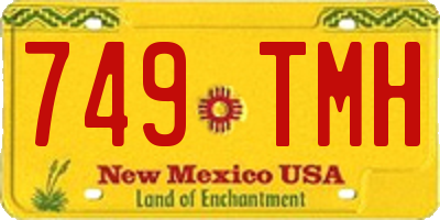 NM license plate 749TMH