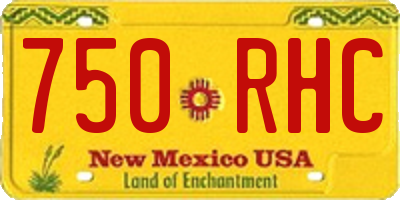 NM license plate 750RHC