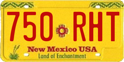 NM license plate 750RHT