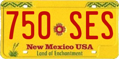 NM license plate 750SES