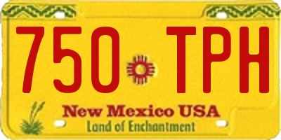 NM license plate 750TPH