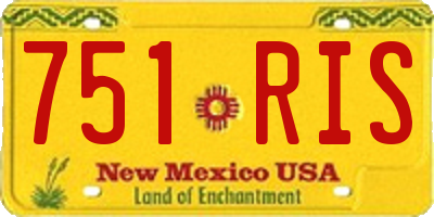 NM license plate 751RIS