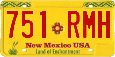 NM license plate 751RMH
