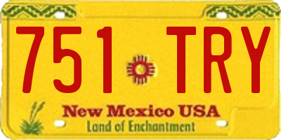 NM license plate 751TRY