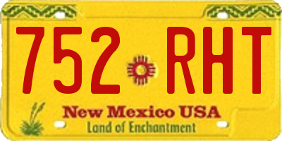 NM license plate 752RHT