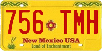 NM license plate 756TMH