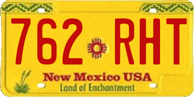 NM license plate 762RHT