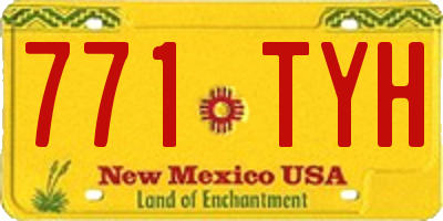 NM license plate 771TYH
