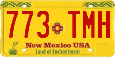 NM license plate 773TMH