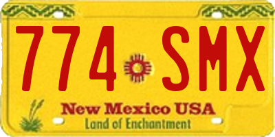 NM license plate 774SMX