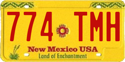 NM license plate 774TMH