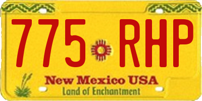 NM license plate 775RHP