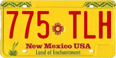 NM license plate 775TLH