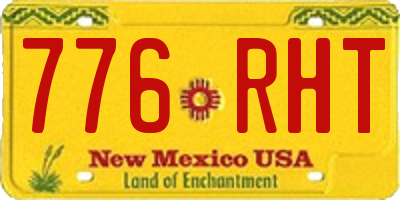 NM license plate 776RHT