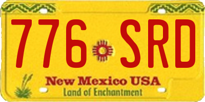 NM license plate 776SRD
