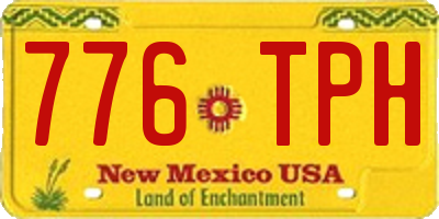 NM license plate 776TPH