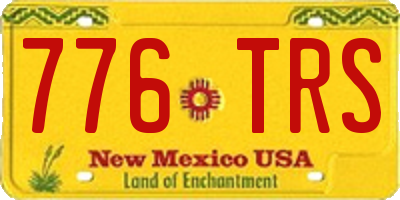 NM license plate 776TRS