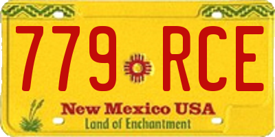 NM license plate 779RCE