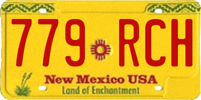 NM license plate 779RCH