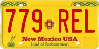 NM license plate 779REL