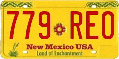 NM license plate 779REO