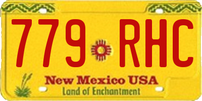 NM license plate 779RHC