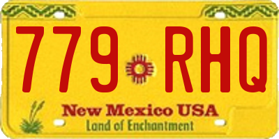 NM license plate 779RHQ